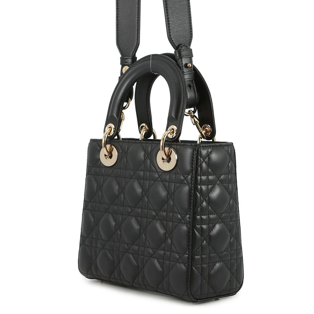 Dior Black ABC bag handbag Christian Cannage shoulder  MY
